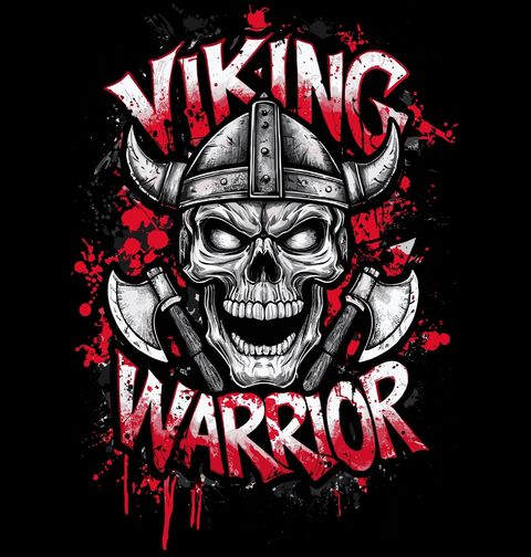 Obrázek produktu Pánské tričko Smrtící Bojovník se Sekerami Viking Warrior