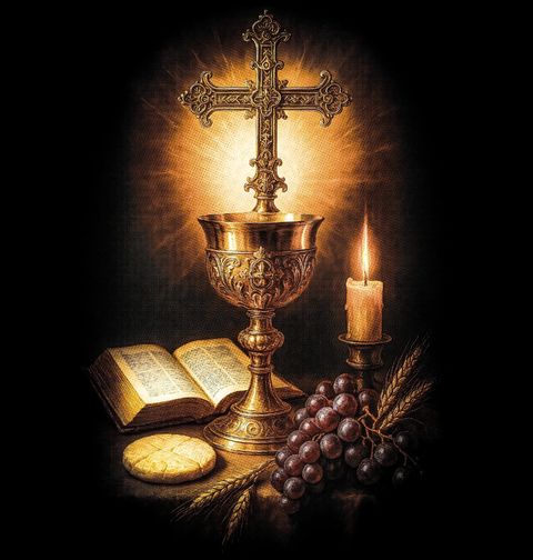 Obrázek produktu Dětské tričko Eucharistie Poslední večeře Ježíše Krista