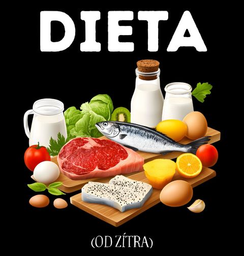 Obrázek produktu Dámské tričko DIETA (od zítra)