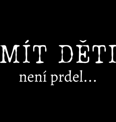 Obrázek produktu Dámské tričko Mít děti není prdel