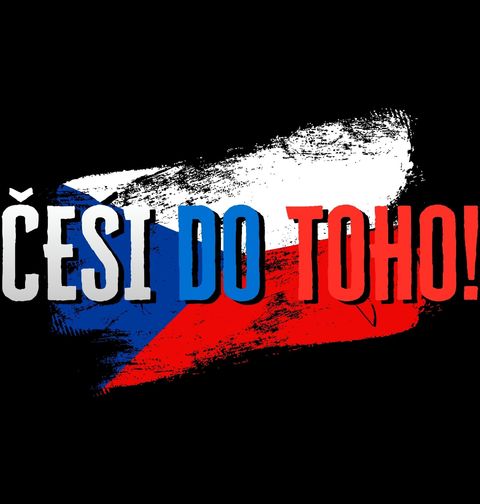 Obrázek produktu Dámské tričko Češi do toho!