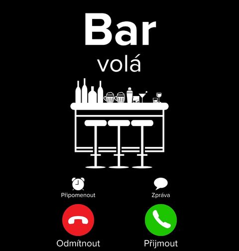 Obrázek produktu Dámské tričko Bar volá Phone Call