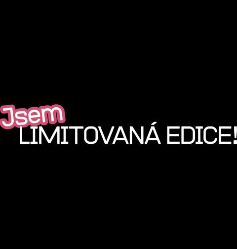 Obrázek produktu Dětské tričko Jsem limitovaná edice! Růžová edice