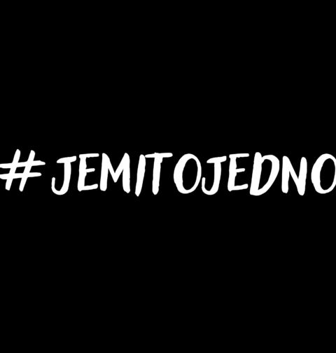 Obrázek produktu Pánská mikina Hashtag #JEMITOJEDNO