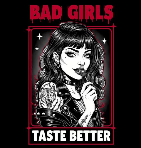 Obrázek produktu Dámské tričko Zlobivé holky chutnají lépe Bad Girls Taste Better