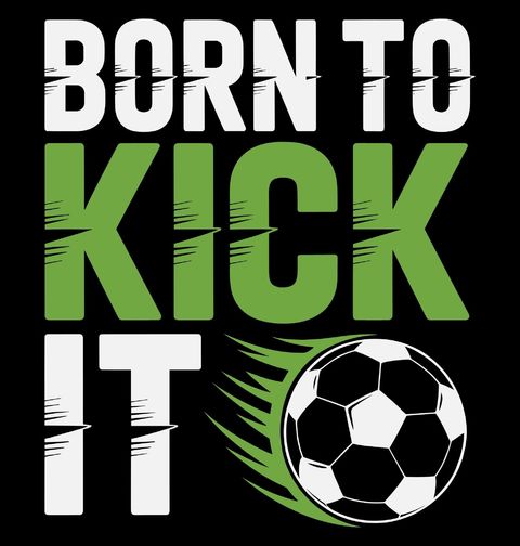 Obrázek produktu Dámské tričko Zrozený Kopat do Míče Born to Kick It