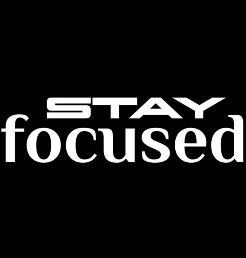 Obrázek produktu Pánské tričko Zůstaň soustředěný Stay focused