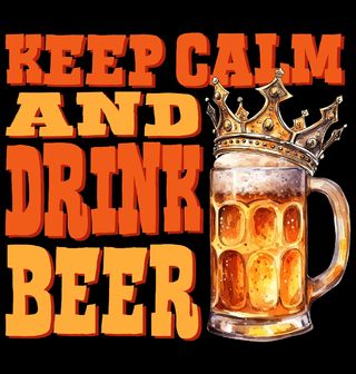 Obrázek 2 produktu Dámské tričko Zachovej klid a pij pivo Keep Calm and Drink Beer