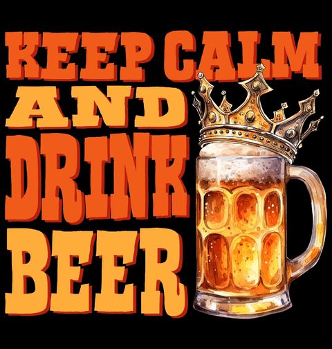 Obrázek produktu Pánská mikina Zachovej klid a pij pivo Keep Calm and Drink Beer