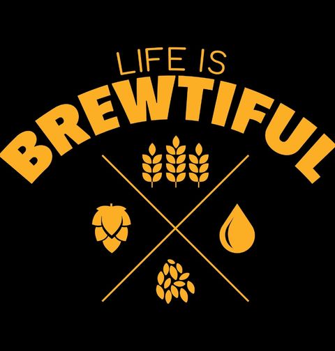 Obrázek produktu Pánské tričko Život je krásný díky vaření piva Life is Brewtiful