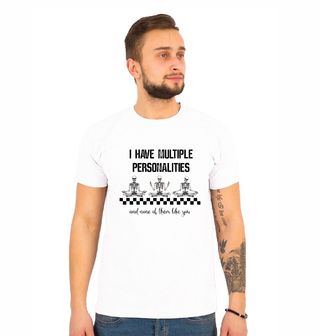 Obrázek 1 produktu Pánské tričko Mám více osobností, žádná tě nemá ráda