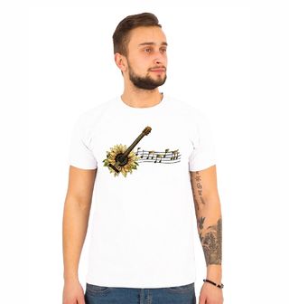 Obrázek 1 produktu Pánské tričko Slunečnicová Kytara Sunflower Guitar