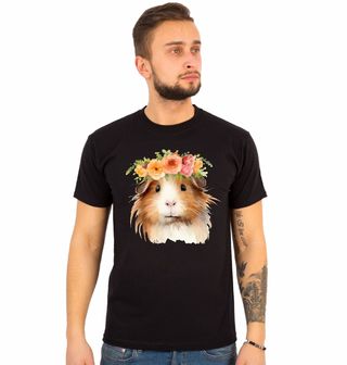 Obrázek 1 produktu Pánské tričko Květinové Morče Guinea Pig