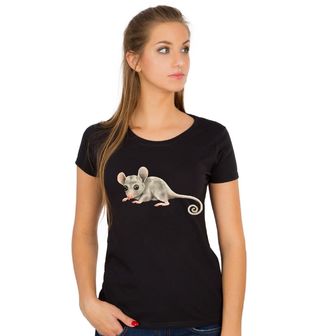 Obrázek 1 produktu Dámské tričko Roztomilé Mládě Vačice Opossum