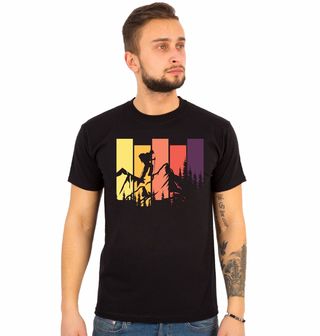 Obrázek 1 produktu Pánské tričko Horolezec na Horách Retro Hiking