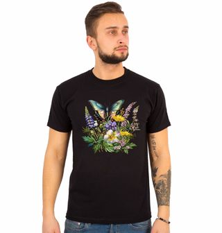 Obrázek 1 produktu Pánské tričko Motýl Otakárek v jarních květinách 