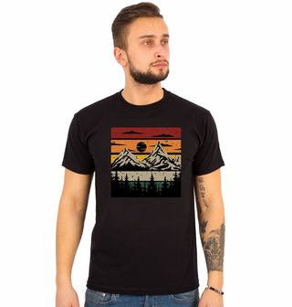 Obrázek 1 produktu Pánské tričko Retro Horská Krajina