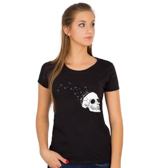 Obrázek 1 produktu Dámské tričko Lebka z Pampelišek Skull Dandelion