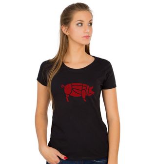 Obrázek 1 produktu Dámské tričko Části vepřového masa Pork Meat Cuts