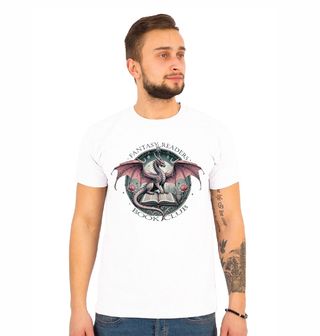 Obrázek 1 produktu Pánské tričko Klub Fantasy Čtenářů Dračí Strážce Knih