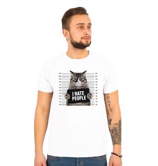 Obrázek 1 produktu Pánské tričko Nesnáším Lidi I Hate People
