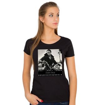 Obrázek 1 produktu Dámské tričko James Dean na motorce