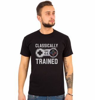 Obrázek 1 produktu Pánské tričko Klasicky Vytrénován Classically Trained Retro Gamer 
