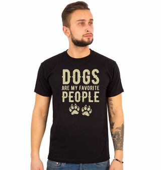 Obrázek 1 produktu Pánské tričko Psi jsou moji oblíbení lidé Dogs Are My Favorite People