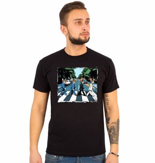 Obrázek 1 produktu Pánské tričko Kočky na Abbey Road Beatles