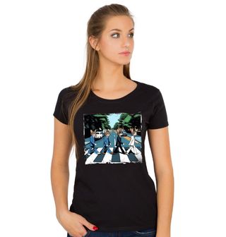 Obrázek 1 produktu Dámské tričko Kočky na Abbey Road Beatles