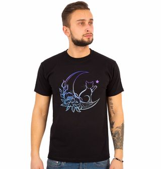 Obrázek 1 produktu Pánské tričko Kočka a Půlměsíc