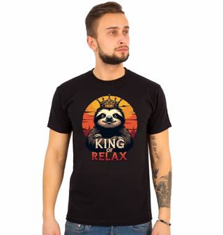 Obrázek 1 produktu Pánské tričko Lenochod Král relaxu King of Relax Sloth