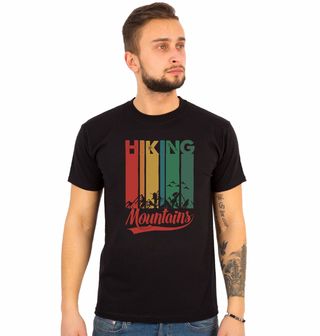 Obrázek 1 produktu Pánské tričko Retro Horolezectví Hiking Mountains