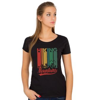 Obrázek 1 produktu Dámské tričko Retro Horolezectví Hiking Mountains