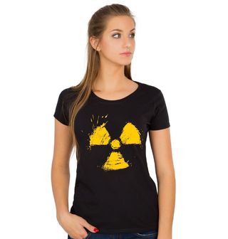 Obrázek 1 produktu Dámské tričko Radioaktivita Radiation icon