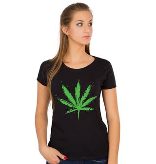 Obrázek 1 produktu Dámské tričko List Marihuany Cannabis Leaf