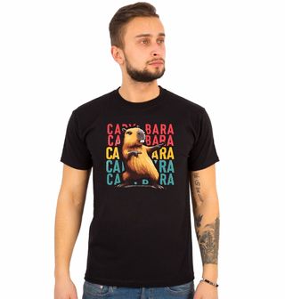 Obrázek 1 produktu Pánské tričko Tančící Kapybara Capybara