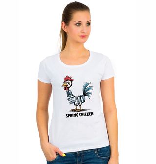 Obrázek 1 produktu Dámské tričko Kohout na Pružině Spring Chicken