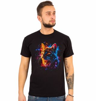 Obrázek 1 produktu Pánské tričko Kočka z Galaxie