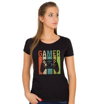 Obrázek 1 produktu Dámské tričko Hráč Retro Gamer