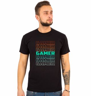 Obrázek 1 produktu Pánské tričko Hráč Znovu a Znovu Gamer