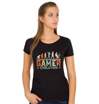 Obrázek 1 produktu Dámské tričko Evoluce Hráče Gamer Evolution