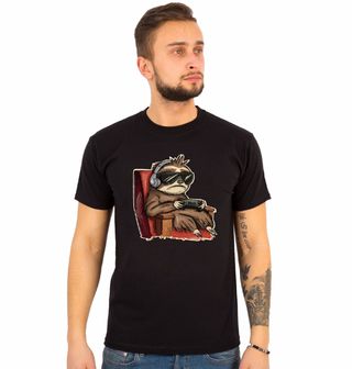 Obrázek 1 produktu Pánské tričko Hráč Lenochod Gamer Sloth