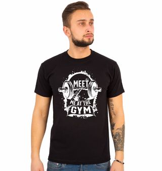 Obrázek 1 produktu Pánské tričko Potkáme se v Posilovně Meet me at the Gym