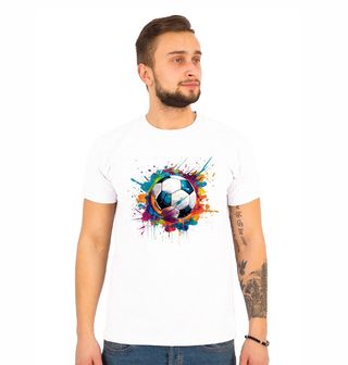Obrázek 1 produktu Pánské tričko Barevný Fotbalový Míč