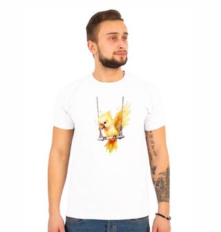 Obrázek 1 produktu Pánské tričko Žlutý Papoušek na Houpačce