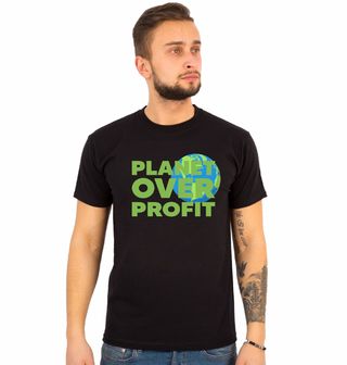 Obrázek 1 produktu Pánské tričko Planeta před ziskem Planet Over Profit