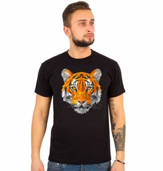 Obrázek 1 produktu Pánské tričko Pohled Tygra Polygon Tiger