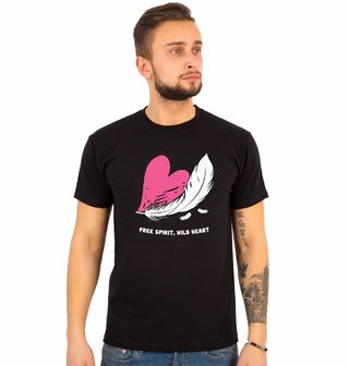 Obrázek 1 produktu Pánské tričko Svobodný Duch, Divoké Srdce Free Spirit, Wild Heart