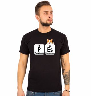 Obrázek 1 produktu Pánské tričko Chemické prvky Pes